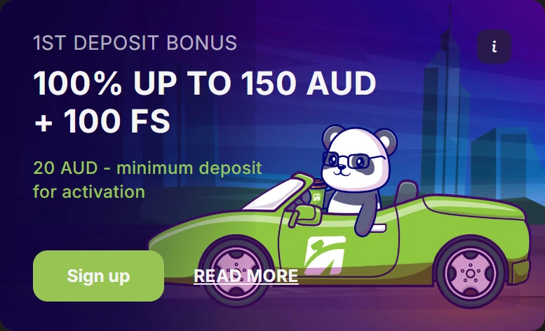 1st deposit bonus